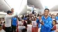 India Junior Women&rsquo;s Hockey Team Given a Warm Welcome by Fans on Flight After They Win 3-Nation Series (Watch Video)