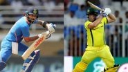 India vs Australia ODI Series 2020 Schedule in IST, Free PDF Download: Get Fixtures, Time Table With Match Timings and Venue Details of Australia Tour of India