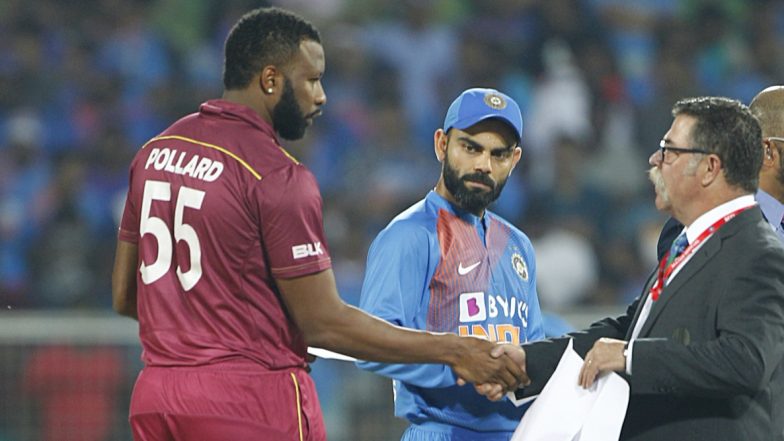 India vs West Indies 2nd ODI 2019, Toss Report & Playing XI: Shardul Thakur Replaces Shivam Dube As Windies Opt to Bowl