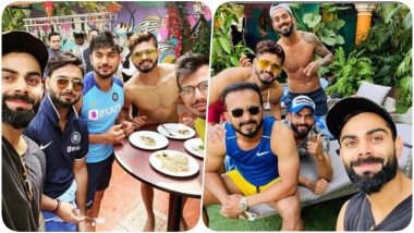 Virat Kohli, KL Rahul, Ravindra Jadeja & Others Let Their Hair Down Ahead of IND vs WI, 3rd ODI 2019 (See Pics)