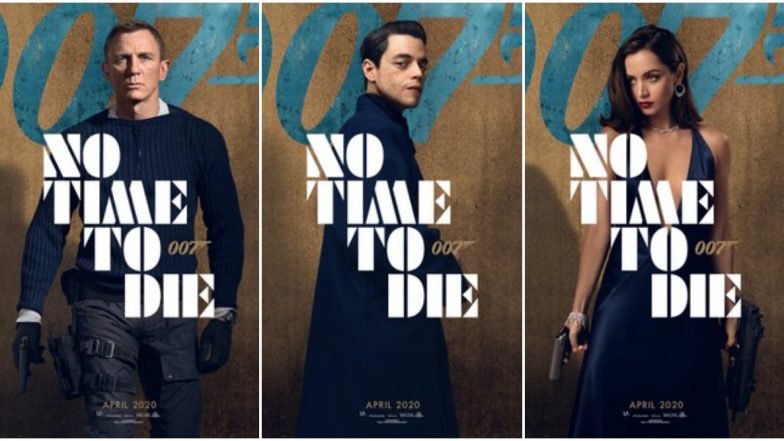No Time To Die Character Posters: Daniel Craig's Bond Ditches the Tuxedo, Rami Malek's Antagonist Looks Impressive (See Pics)