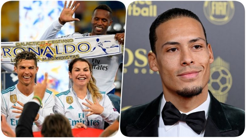 Virgil van Dijk Takes a Jibe at Cristiano Ronaldo at Ballon d’Or 2019 Awards, CR7’s Sister Katia Aveiro Reminds Liverpool Star of Champions League 2018!