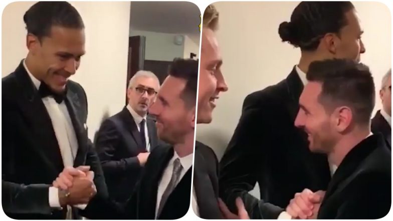 Virgil van Dijk Receives Praises from Barcelona After Liverpool Star Congratulates Lionel Messi for Winning Ballon d’Or 2019 (Watch Video)