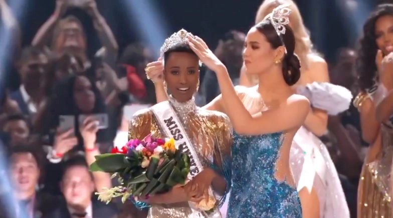 Zozibini Tunzi Miss South Africa won Miss Universe 2019. 