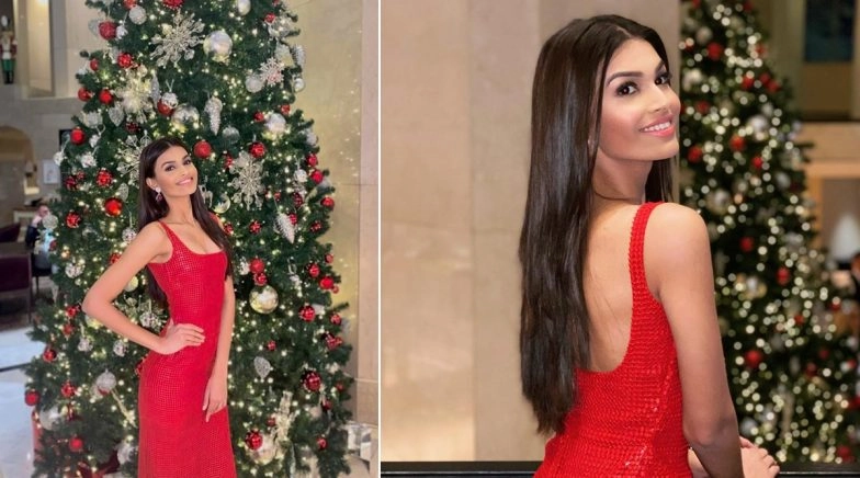 Suman Rao's red hot look has all the Christmas vibes you need. 