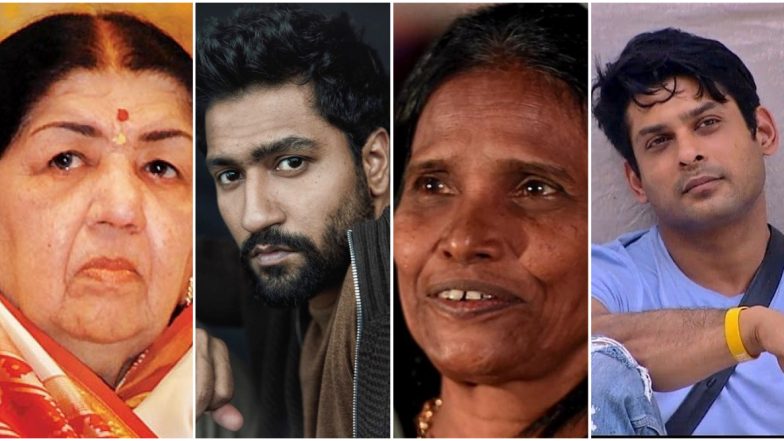 Lata Mangeshkar, Vicky Kaushal, Ranu Mondal, Siddharth Shukla Top The Most-Searched Personalities List in Google Year in Search 2019 India List 