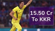 IPL 2020 Player Auction: Twitterati React As Pat Cummins Becomes Most Expensive Overseas Player, Sold to KKR for 15.50 Crores