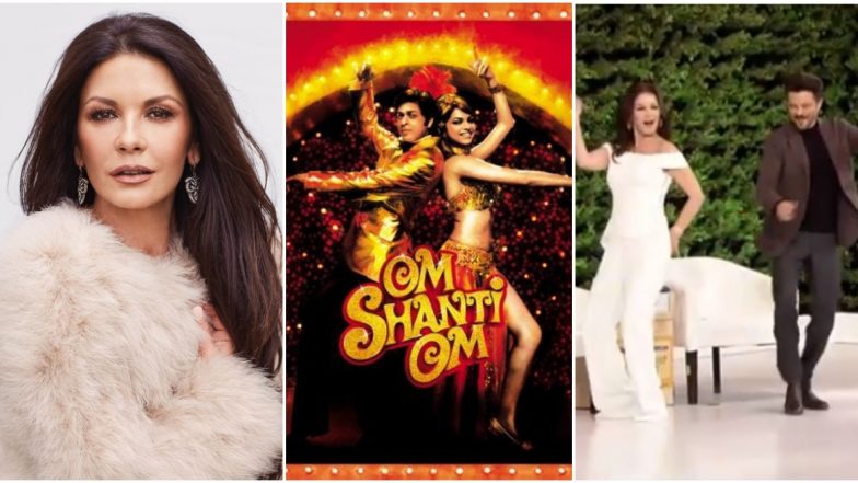 Catherine Zeta-Jones Admits She Is Obssessed with Shah Rukh Khan-Deepika Padukone’s Om Shanti Om, Watch Her Groove with Anil Kapoor!