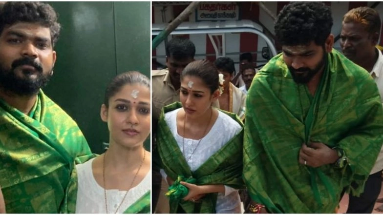 Lovebirds Nayanthara and Vignesh Shivan Spotted Visiting Temples in Kanyakumari (View Pics)