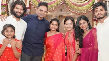 Vijay Deverakonda’s Housewarming Ceremony: Rashmika Mandanna and Vamshi Paidipally’s Pic with the Arjun Reddy Star Is Winning Hearts