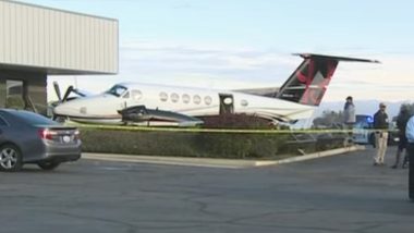 Teenage Girl Steals Private Plane and Crashes It Into a Fence at California’s Fresno Yosemite Airport (Watch Video)