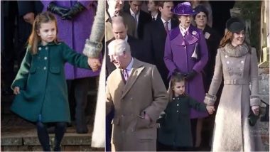 Princess Charlotte Shyly Copies Mom Kate Middleton to Give Her Curtsy to Queen Elizabeth II at Sandringham, Royal Fans Are Gushing Over the Adorable Video