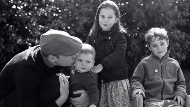 Merry Christmas 2019 From the Royal Family: Kate Middleton Captures Candid Moment of Prince William With Kids George, Charlotte and Louis (View Pic)