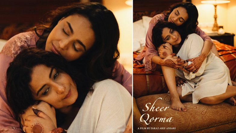 Sheer Qorma: Swara Bhasker and Divya Dutta Seen Sharing a Close Embrace in the New Still From the Film (See Pic)