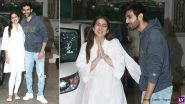 Sara Ali Khan and Kartik Aaryan are All Smiles as They Pose Together After a Dubbing Session and Look Like All's Well Between the Alleged Ex-Couple! (View Pics)