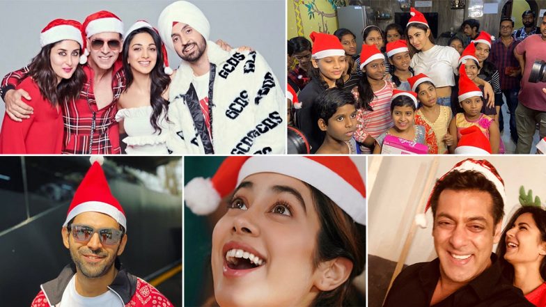 5 Pictures of Bollywood Celebs Sporting Santa Cap