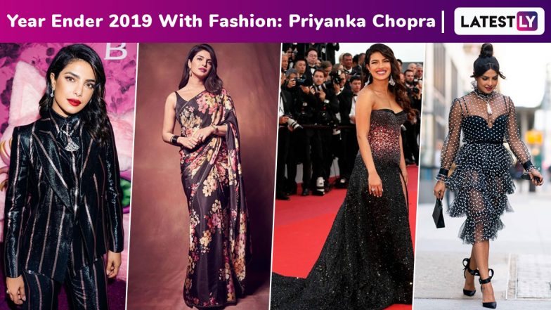Year Ender 2019 With Fashion: Priyanka Chopra's Chic Style From Sarees to Suits Was Irresistibly Good!