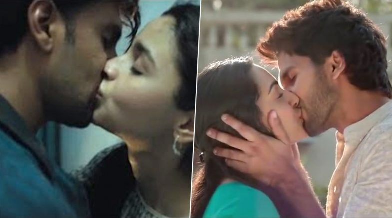 Alia Bhatt Kiss And Xxx - Year Ender 2019: Ranveer-Alia in Gully Boy to Shahid-Kiara in Kabir Singh â€“  5 Couples Who Set the Screens on Fire with Their Passionate Kisses | ðŸŽ¥  LatestLY