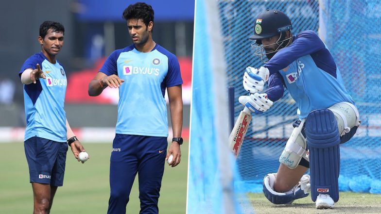 Virat Kohli and Co Sweat It Out in Nets Ahead of India vs West Indies Series Decider in 3rd ODI in Cuttack (View Pictures)