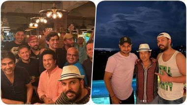 Yuvraj Singh’s 38th Birthday Party Pics: Sachin Tendulkar, Ajit Agarkar Ashish Nehra and Others Party All Night to Celebrate Yuvi’s Birthday