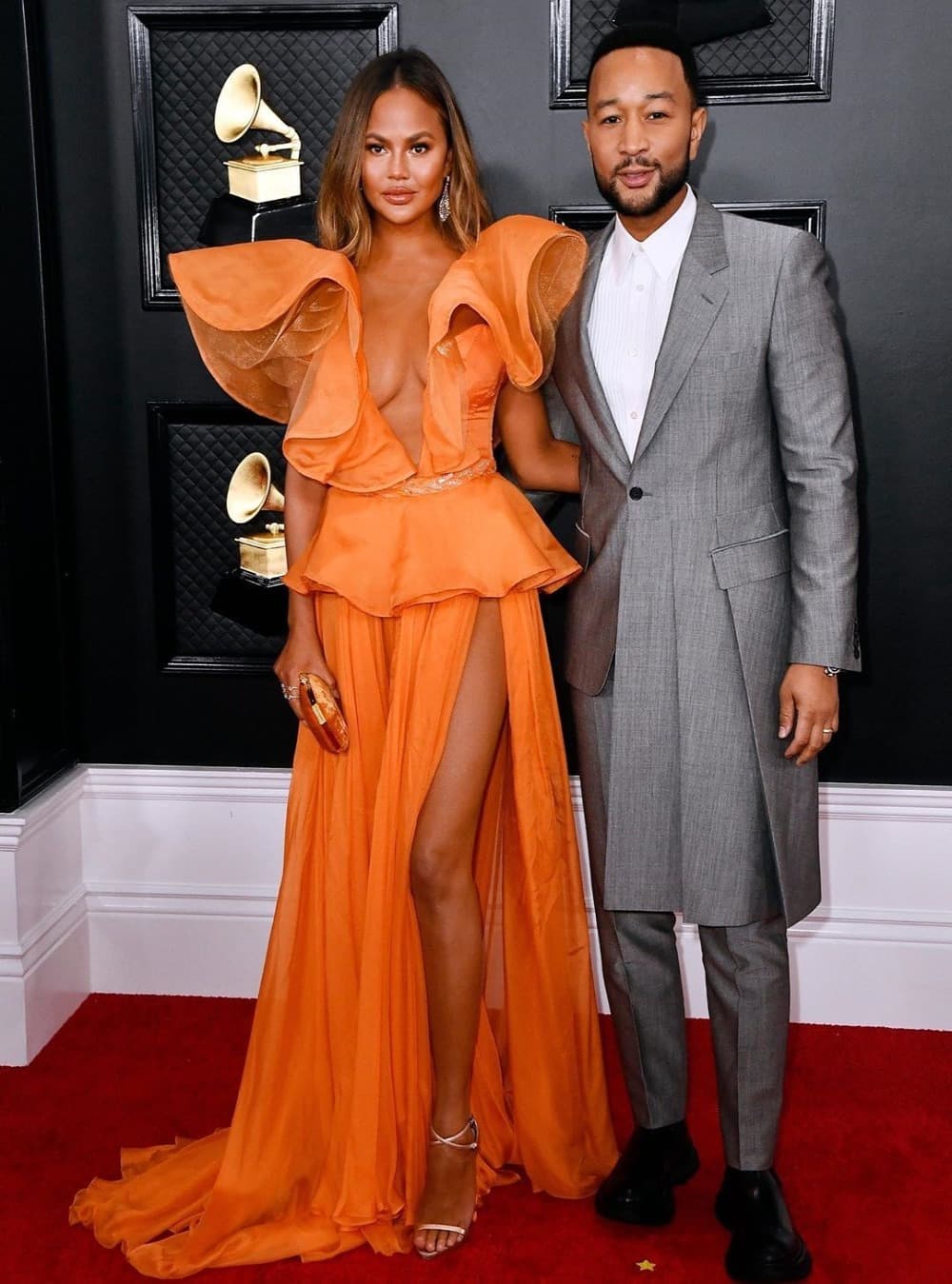 Chrissy Teigen at Grammys 2020
