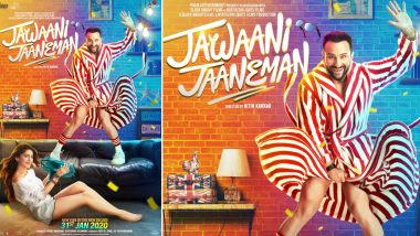 Jawaani Jaaneman: Saif Ali Khan Recreates Marilyn Monroe's Iconic Pose on the New Poster Also Featuring Debutante Alaya F (See Pic)
