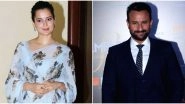 Kangana Ranaut Reacts to Saif Ali Khan's Statement, asks 'If There was No 'Bharat' then What was 'Mahabharat'?