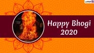 Bhogi 2020 Images and HD Wallpapers for Free Download Online: WhatsApp Stickers, GIFs and Wishes to Send Greetings on the First Day of Pongal