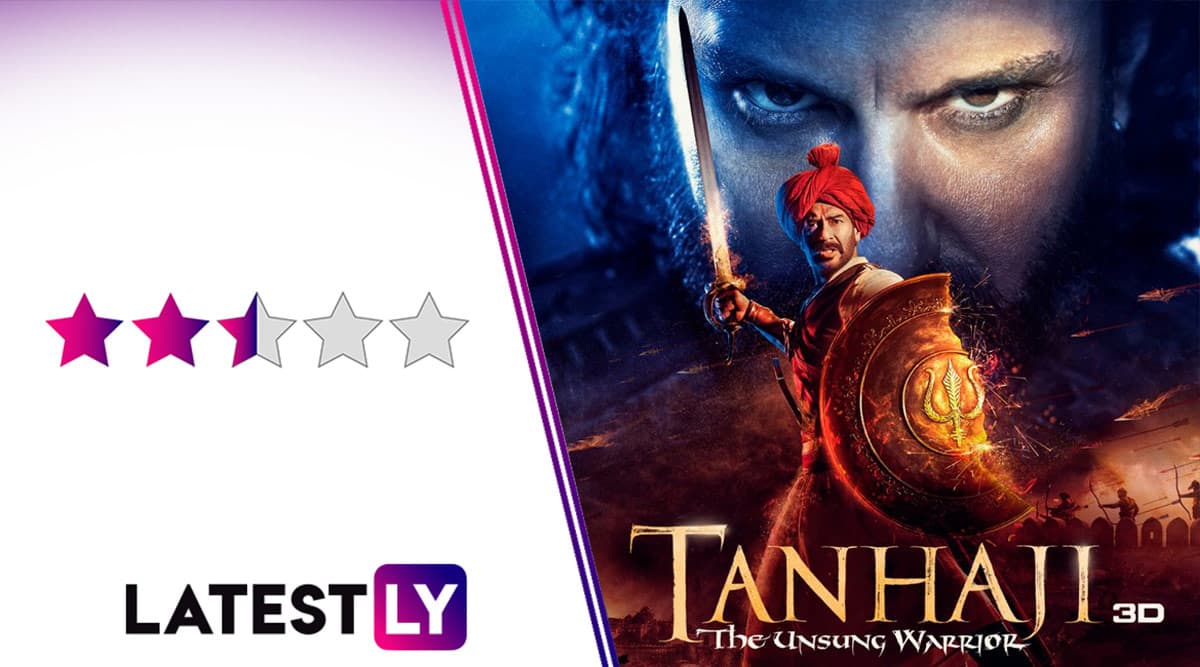 Tanhaji Movie Review: Ajay Devgn, Saif Ali Khan Own a Few Mass Moments in This Saffronised Masala Entertainer Packaged as a History Lesson Tanhaji Movie Review: Ajay Devgn, Saif Ali Khan Own a Few Mass Moments in This Saffronised Masala Entertainer Packaged as a History Lesson
