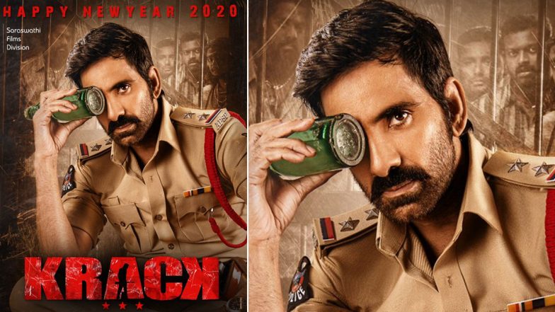 Krack New Poster Out! Telugu Superstar Ravi Teja All Set to Entertain His Fans in New Year 2020 as a Cop