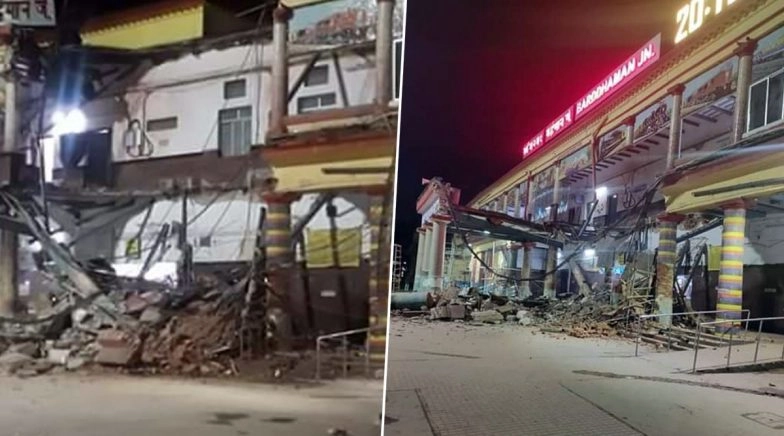 West Bengal: Portion of Burdwan Railway Station Collapsed, Several Injured