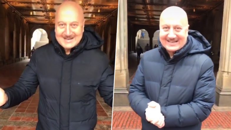 Anupam Kher TikTok Debut: Hotel Mumbai Star Creates His Own Version of ‘Tune Mari Entriyaan’ to Invite Followers (Watch Video)