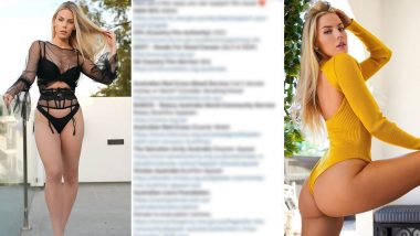 Model Jenna Lee Joins Kaylen Ward in Posting X-Rated Nude Photos to Raise Funds for Australia Bushfire Victims