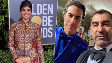 Pooja Batra and Nawab Shah Attended Golden Globes 2020 and We are Loving Their Pictures from the Red Carpet Looks to Posing With Sacha Baron Cohen at the After Party! 