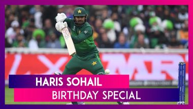Happy Birthday Haris Sohail: Some Stats from Pakistan Batsman’s Career