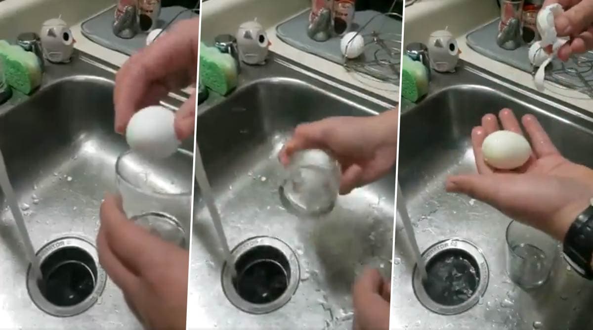 Viral Hack Video Shows How To Peel Boiled Egg Easily Within 10 Secs; Netizens Thank 'Twitter University of Science and Technology' For The Viral Trick Viral Hack Video Shows How To Peel Boiled Egg Easily Within 10 Secs; Netizens Thank 'Twitter University of Science and Technology' For The Viral Trick