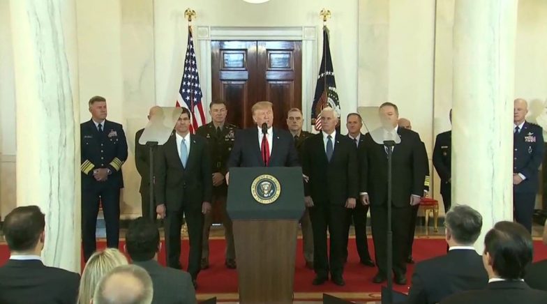 Donald Trump Denies Iran's Claim of Killing 80 US Soldiers in Iraq in Missile Attack