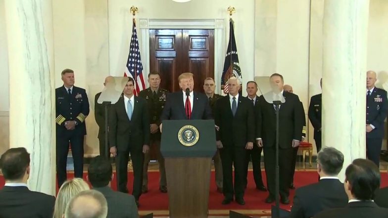 Donald Trump Denies Iran's Claim of Killing 80 US Soldiers in Iraq in Missile Attack, Says Will Impose Tougher Sanctions on Iran, Not Worried About Oil Supply