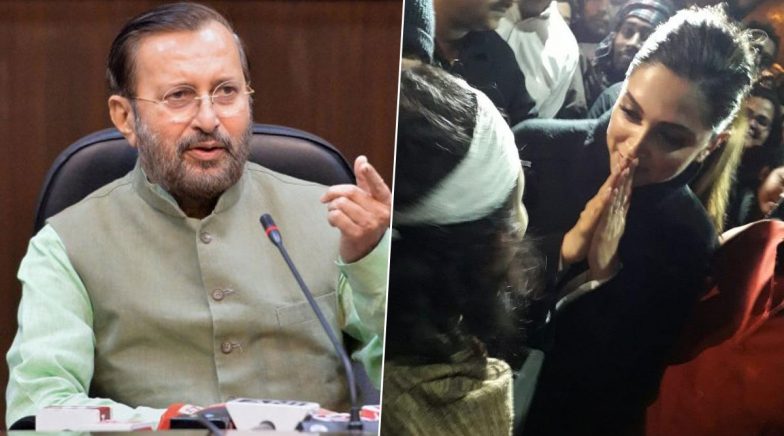Deepika Padukone's JNU Visit Row: Prakash Javadekar Supports Bollywood Actor