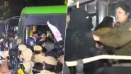 JNU Violence Aftermath: Delhi Police Halt Students' Protest March to Rashtrapati Bhawan, Several Detained