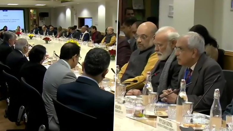 Budget 2020: PM Narendra Modi Holds Meeting With Economists and Industry Experts, FM Nirmala Sitharaman Absent During Crucial Meet