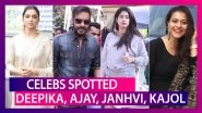 Deepika Padukone, Ajay Devgn, Janhvi Kapoor, Kajol And Others Seen In The City | Celebs Spotted