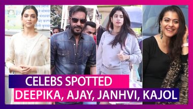 Deepika Padukone, Ajay Devgn, Janhvi Kapoor, Kajol And Others Seen In The City | Celebs Spotted