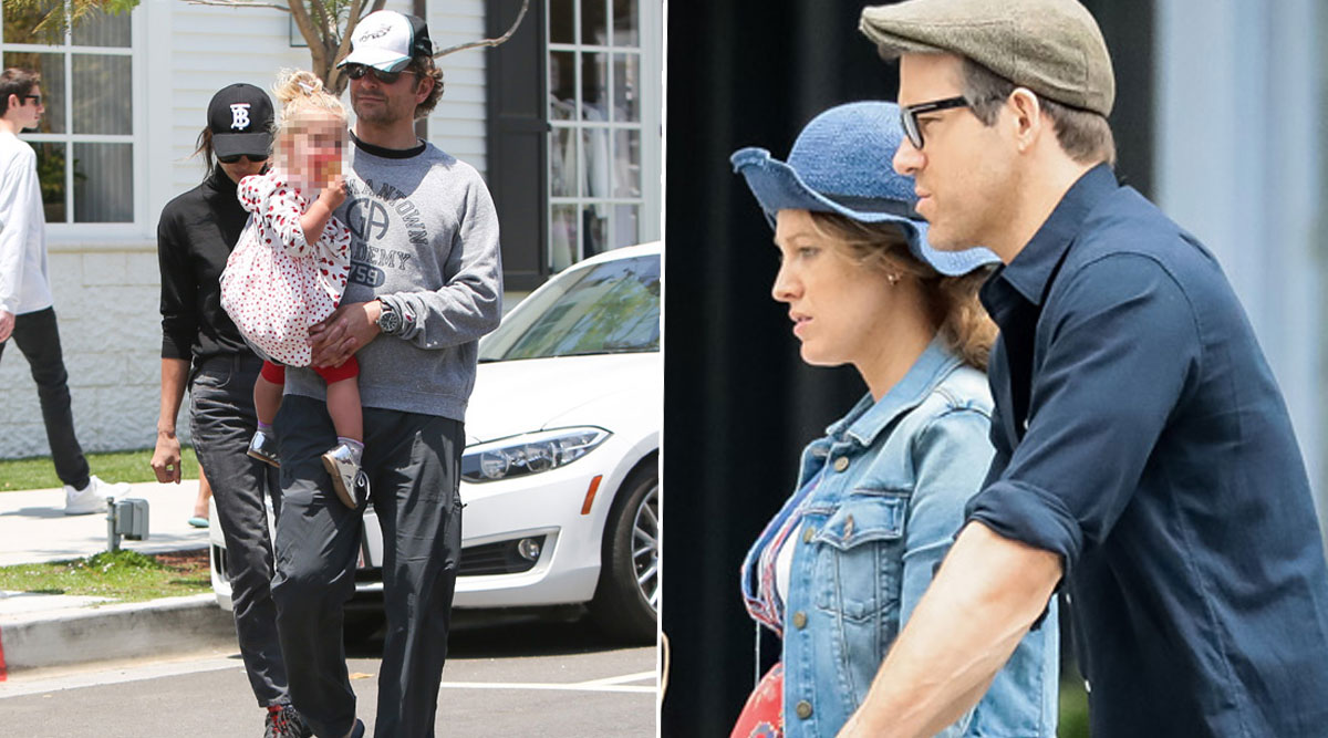 Hollywood News Ryan Reynolds And Bradley Cooper Take Their Daughters To A Playdate Together 