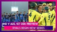 India vs Australia 2020, 1st ODI At Mumbai Preview Rivals Begin New Series At Iconic Wankhede
