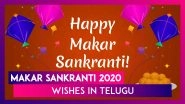 Makar Sankranti 2020 Messages In Telugu: Sankranthi Subhakankshalu Images & Quotes To Wish Everyone