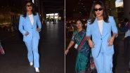 Priyanka Chopra's Blue Pantsuit is Effortlessly Chic and Extremely Stylish all at Once (View Pics)