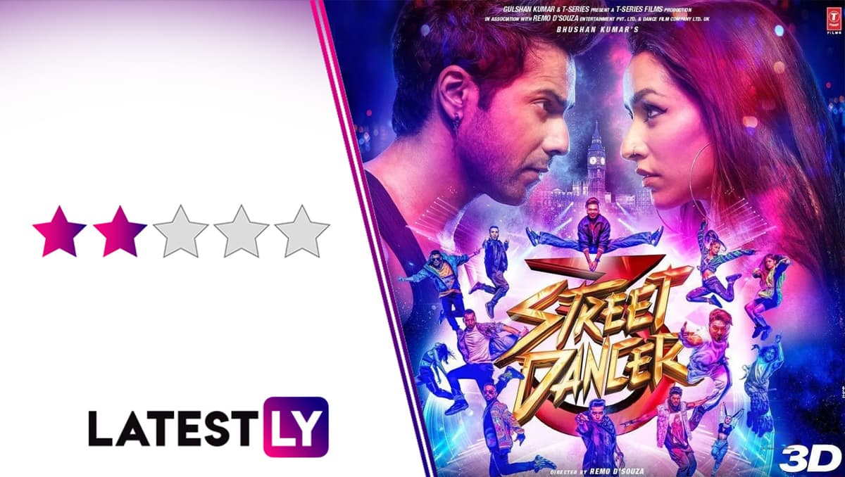 Street Dancer 3D Movie Review: Watch Varun Dhawan, Shraddha Kapoor’s Film for the Fantastic Dance Sequences. Snooze Through the Rest! Street Dancer 3D Movie Review: Watch Varun Dhawan, Shraddha Kapoor’s Film for the Fantastic Dance Sequences. Snooze Through the Rest!