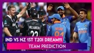 India vs New Zealand Dream11 Team Prediction, 1st T20I 2020: Tips To Pick Best Playing XI