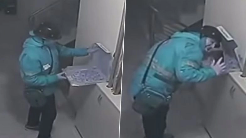 Pizza Delivery Boy Spits on Food Before Delivery in Turkey, Faces 18 Years of Jail (Watch Video)